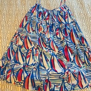 Lilly Pulitzer Red Right Return Print Dress